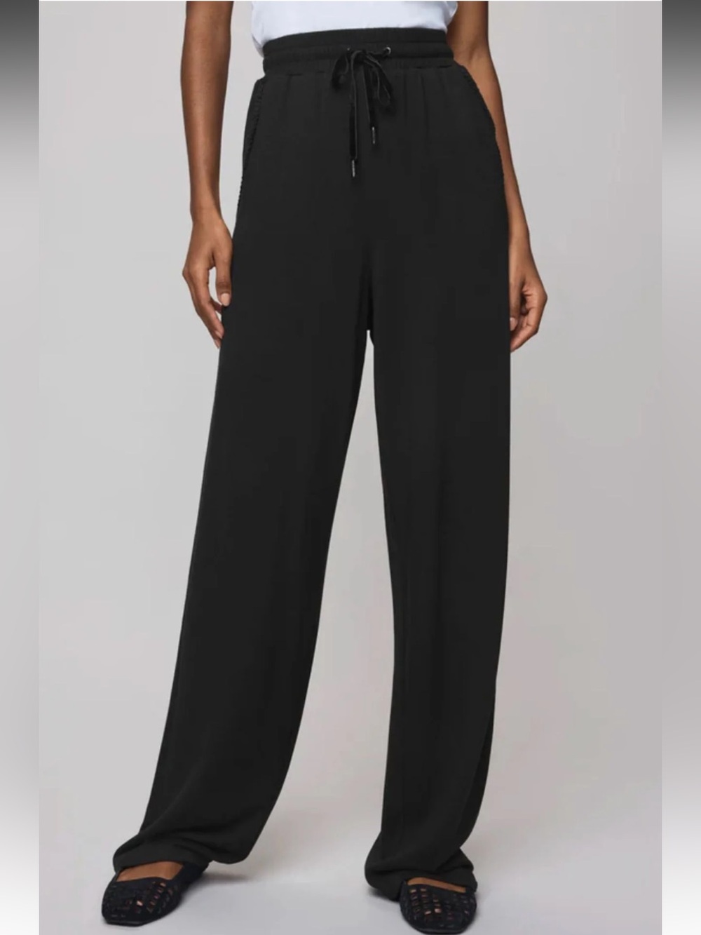 Splendid - Supersoft Trim Black Pant
